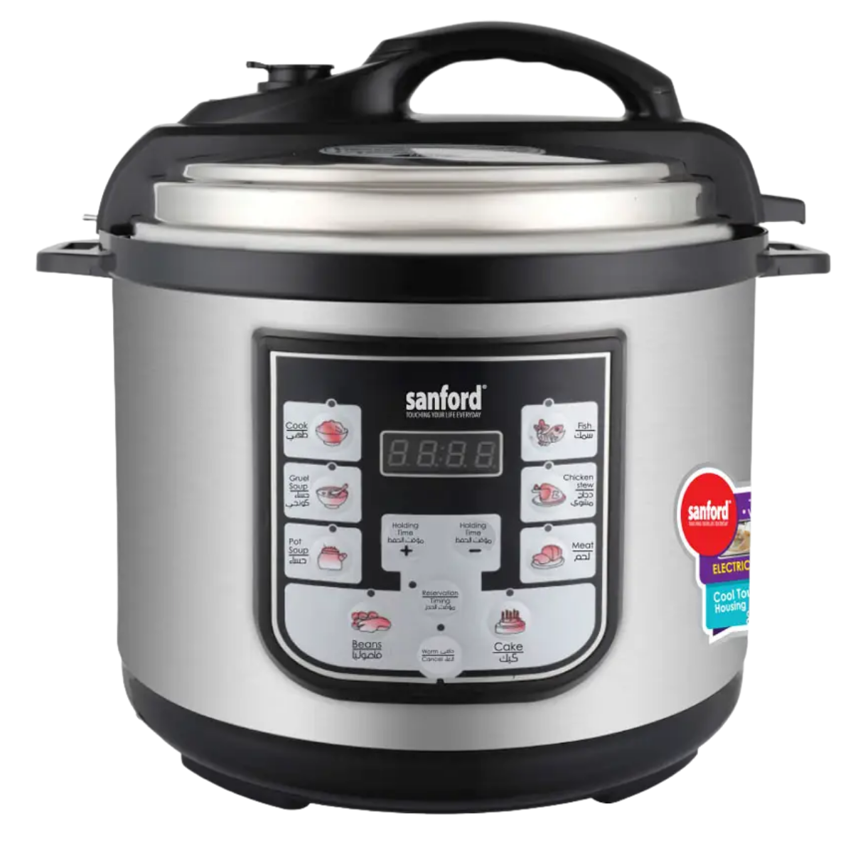 SANFORD DIGITAL PRESSURE COOKER 6LTS